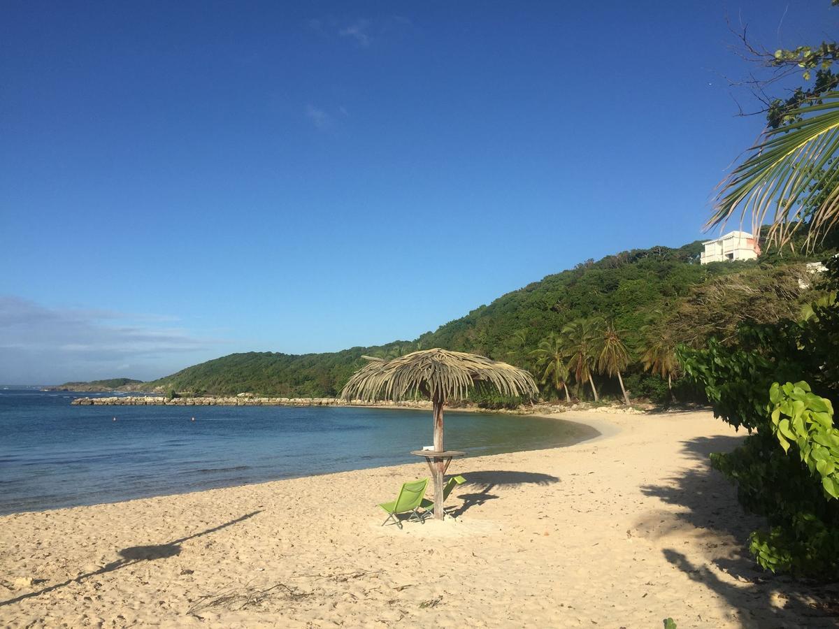 Brin D'Ile Anse Des Rochers Vue Mer A 50 M De La Plage Et Piscine Saint-François Kültér fotó